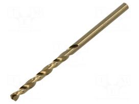 Drill set | for metal | Ø: 3mm | L: 61mm | Working part len: 33mm