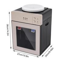 Mini Water Cooler Dispenser Top Loading Water Dispenser for 1 to 5 Gallon Bottles, Cold/Hot Water  3Temperature Settings US