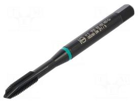 Tap | M5 | 0.8 | L: 70mm | Holder: square,machine | 4.9mm | B | Green
