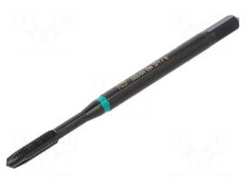 Tap | M3 | 0.5 | L: 56mm | Holder: square,machine | 2.7mm | B | Green