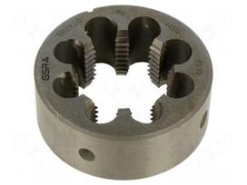 Threading die | M42 | 3 | high speed steel | H: 30mm | Øout: 75mm