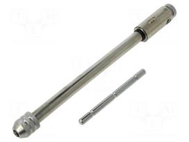 Tap wrench | Grip capac: M3-M10 | 250mm | steel | taps