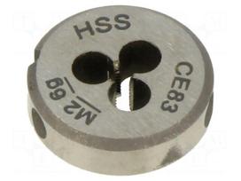 Threading die | M2 | 0.4 | high speed steel | H: 5mm | Øout: 16mm