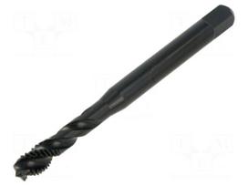 Tap | M8 | 1.25 | L: 90mm | Holder: square,machine | 6.2mm | Plating: VAP