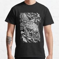 Arkveld Ink Drawing Monster Hunter Wilds Video Games Printed T Shirt for Men 100 Cotton Large Size Adult Tops Vintage T Shirt S