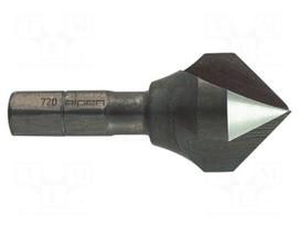 Countersink | high speed steel | hexagonal | 1/4"