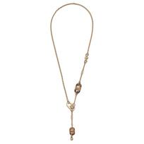 Hermes Sur Mer Logo Metal Necklace Women necklace Gold H100002FD00 Box+Shopping Bag