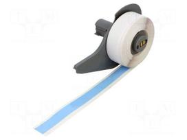 Tape | 12.7mm | 15.24m | azure blue | for printer | self-adhesive