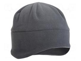 Beanie | grey | polyester polar | Size: 57-61 | 240g/m2