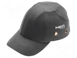 Baseball cap | strengthened construction | grey | cotton