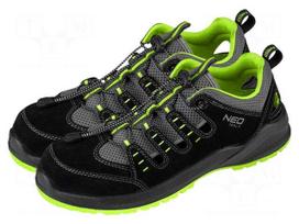 Boots | Size: 42 | black-green | slip,perforation,impact