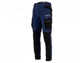 Dungarees | Size: L (179/92-98) | navy blue-black | STRETCH | 240g/m2