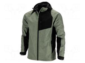 Soft-shell jacket | Size: XL (182/108-114) | green-black | 290g/m2