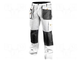 Dungarees | Size: 52,L | white-black | HD | 267g/m2