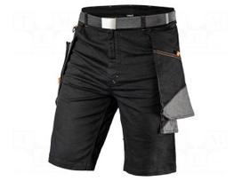 Protective shorts | Size: XXL | black | HD | slim | 285g/m2
