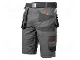 Protective shorts | Size: XXL | grey | slim | 260g/m2