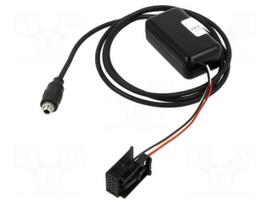 Aux adapter | Jack 3.5mm socket,Quadlock | BMW | screw