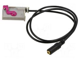 Aux adapter | Jack 3.5mm socket,RNS-E 32pin | Audi,Lamborghini