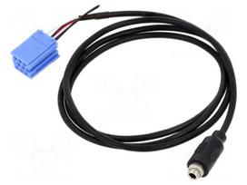 Aux adapter | Jack 3.5mm socket,mini ISO | Grundig | screw