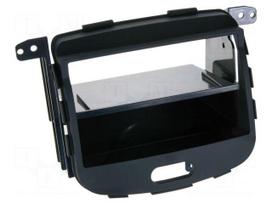 Radio frame | Hyundai | 2 DIN | black/rubber-touch
