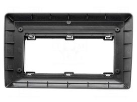 Radio frame | Seat,VW,Škoda | black | 10"