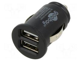 USB power supply | USB A socket x2 | Sup.volt: 12÷24VDC | Inom: 3.1A