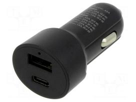 USB power supply | USB A socket,USB C socket | Sup.volt: 12÷24VDC