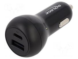 USB power supply | USB A socket,USB C socket | Sup.volt: 12÷24VDC