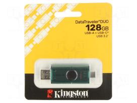 Pendrive | USB 3.2 Gen 1 | 128GB | DataTraveler Duo | green | 0÷60°C