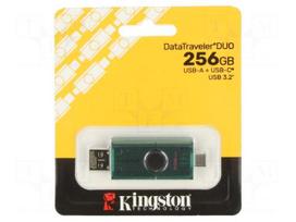 Pendrive | USB 3.2 Gen 1 | 256GB | DataTraveler Duo | green | 0÷60°C