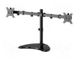 Stand | 8kg | 13÷32" | 75x75mm,100x100mm | plastic,steel | monitor x2
