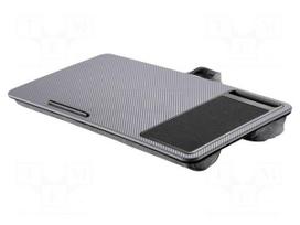 Monitor stand | grey | plastic | 305x5775x55mm