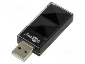 Card reader: memory | USB A plug | USB 2.0 | black | 480Mbps