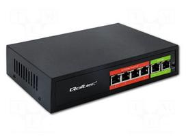 Switch Ethernet | IEC C13,RJ45 socket x6 | PnP,PoE (PoE) | black
