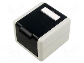 Case | Keystone | with flap | white,black | Number of ports: 2 | IP44