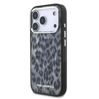 Karl Lagerfeld IML Leopard MagSafe Case for iPhone 17 Pro / Grey