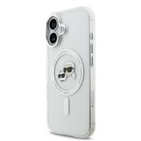 Karl Lagerfeld IML K&CH Heads Metal Frame MagSafe Case for iPhone 17 / transparent