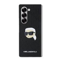 Karl Lagerfeld PU Saffiano Monogram Karl Head Case for Samsung Galaxy Z Fold 6 / black