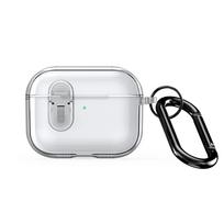 Dėklai ausinėms Dux Ducis Apple AirPods Pro 3 PECL Series PC+TPU Cover with Hook Clear