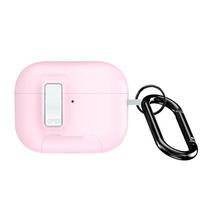 Dėklai ausinėms Dux Ducis Apple AirPods Pro 3 PECQ Series PC+TPU Cover with Hook White Pink