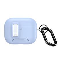 Dėklai ausinėms Dux Ducis Apple AirPods Pro 3 PECQ Series PC+TPU Cover with Hook White Blue