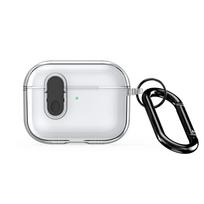 Dėklai ausinėms Dux Ducis Apple AirPods Pro 3 PECL Series PC+TPU Cover with Hook Black Clear