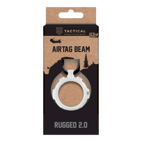 Tactical Airtag Beam Rugged 2.0 Protective Case for Airtag / white