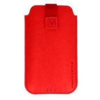 Universali kišenė telefono korpusui iLike Universal Leather Pocket Case XS Red