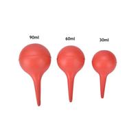 1 vnt. 30/60/90 ml guminis lašintuvas pipetė laboratorinis įrankis ausų plovimo švirkštas spaudžiamas burbuliukas guminis vakuuminis pūstuvas 30ML red
