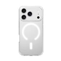 Protective ultra-thin silicone back case Riff for Apple iPhone 17 Pro Max — transparent