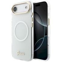 Case Guess IML Gradient Script Metal MagSafe for iPhone 17 Air / white