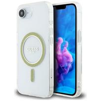 Case Guess IML Glitter Circle MagSafe for iPhone 16e/17e / transparent