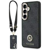Guess 4G Big Rhinestone Triangle Strap MagSafe for Samsung Galaxy S26 / black