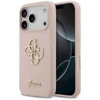 Guess Silicone Big 4G Script Case for iPhone 17 Pro / Pink